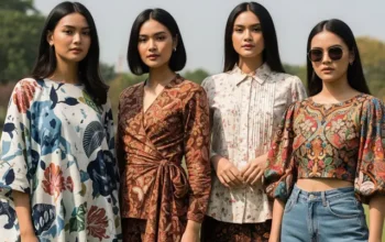 10 Model Baju Batik Wanita Lengan Panjang Terbaru 2025, Dilengkapi Tips Padu Padan Hijab