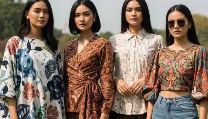 10 Model Baju Batik Wanita Lengan Panjang Terbaru 2025, Dilengkapi Tips Padu Padan Hijab