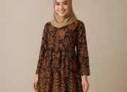 10 Model Gamis Batik Terkini untuk Tampil Modis, Intip Kombinasi Warna Kece di 2025