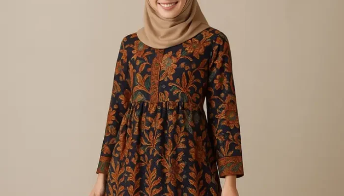 10 Model Gamis Batik Terkini untuk Tampil Modis, Intip Kombinasi Warna Kece di 2025