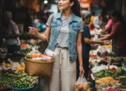 12 Inspirasi Outfit Ibu-Ibu ke Pasar yang Tetap Stylish dan Nyaman