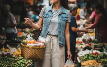 12 Inspirasi Outfit Ibu-Ibu ke Pasar yang Tetap Stylish dan Nyaman
