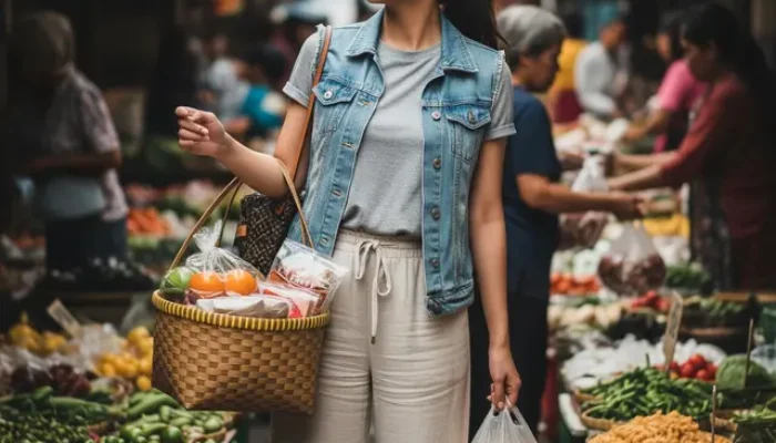 12 Inspirasi Outfit Ibu-Ibu ke Pasar yang Tetap Stylish dan Nyaman