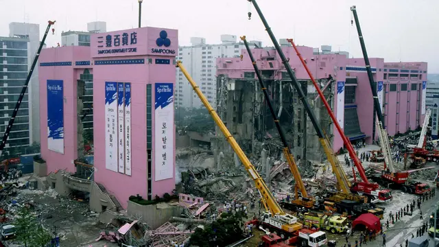 29 Juni 1995: Tragedi Runtuhnya Sampoong Department Store, Tewaskan 502 Orang di Korea Selatan
