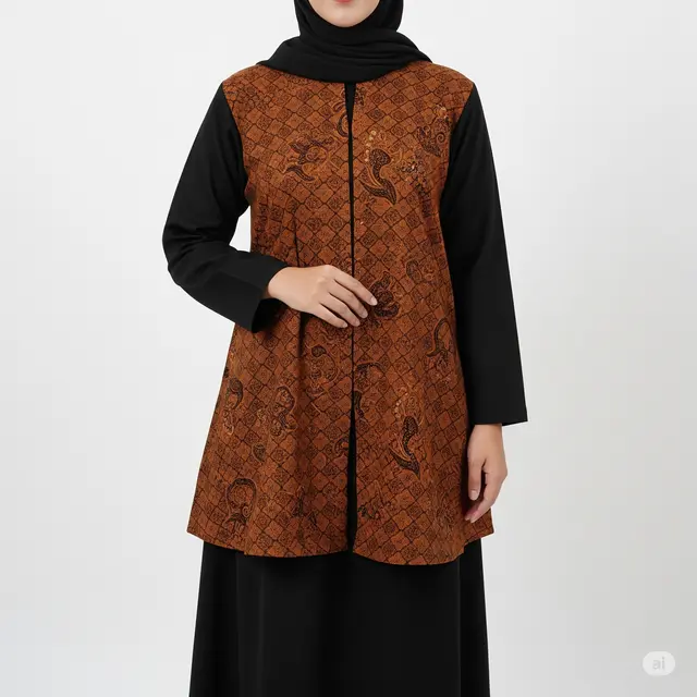 8 Rekomendasi Tunik Batik Hijaber, Tampil Anggun, Tetap Modis di Segala Momen