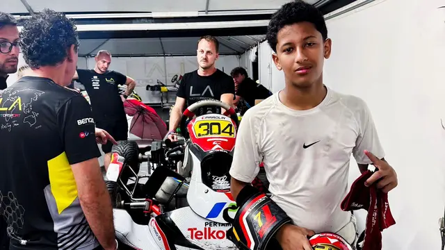 Gokil! Qarrar Firhand Ukir Podium Perdana di Kelas Senior Gokart Italia