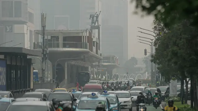 Jakarta Jadi Kota dengan Kualitas Udara Terburuk Kedua di Dunia pada Kamis Pagi, 12 Juni 2025