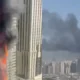 Kebakaran Hebat Landa Marina Pinnacle di Dubai, Ribuan Penghuni Dievakuasi
