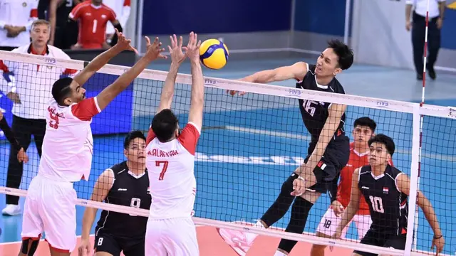 Kurang Fokus, Timnas Voli Indonesia Takluk dari Bahrain di AVC Nations Cup 2025