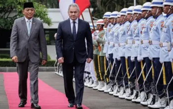Menhan Sjafrie Tinjau Langsung Persiapan Indo Defence 2025 di JIExpo