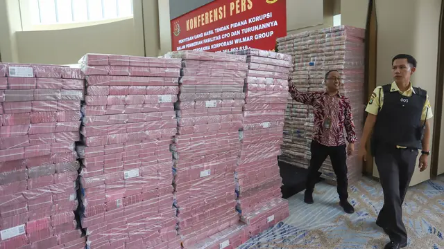 Uang Rp2 Triliun Hasil Korupsi CPO Dipamerkan, Jadi Penyitaan Terbesar Sepanjang Sejarah Kejagung?