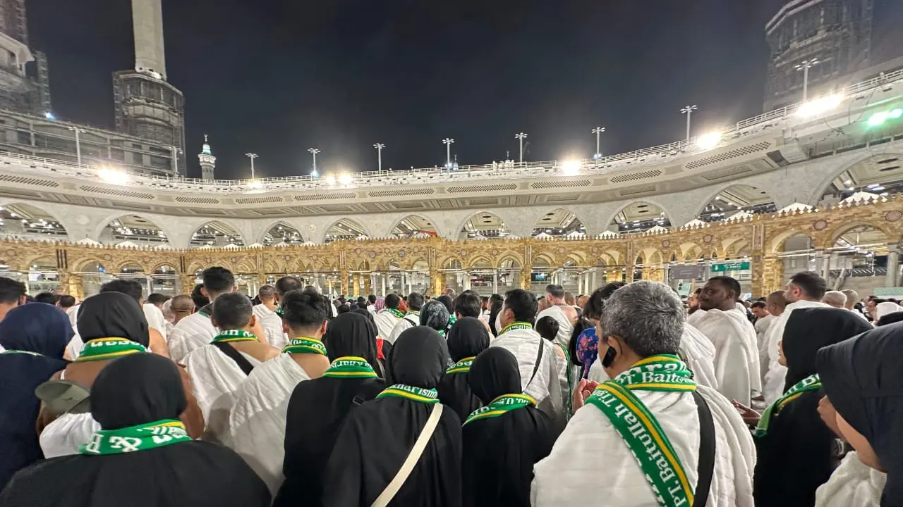 Ilustrasi kegiatan ibadah umroh.