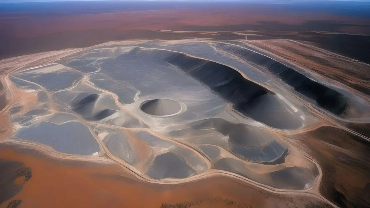 Ilustrasi tambang nikel.