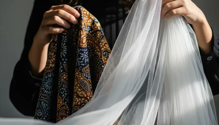 7 Gaun Batik Kombinasi Tile Elegan 2025, Koleksi Terkini Berbalut Kemewahan dan Pesona Anggun