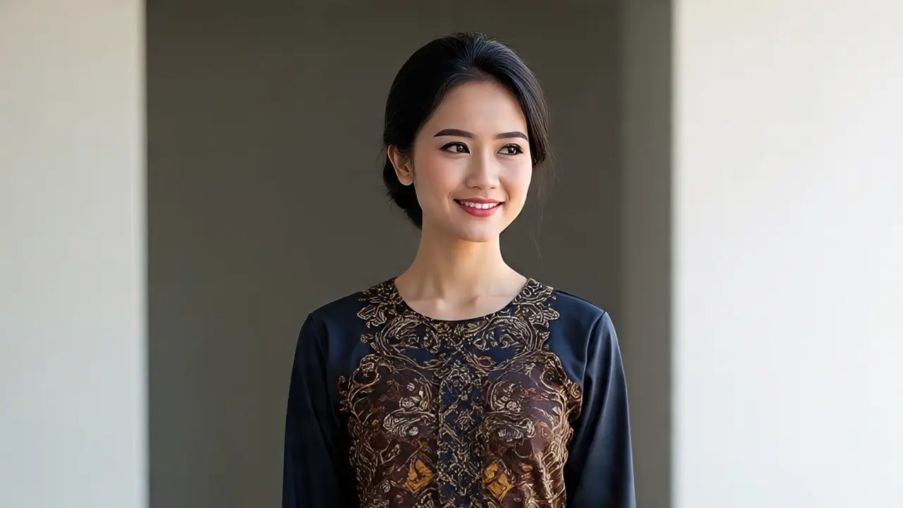 7 Rekomendasi Model Baju Batik Lengan Panjang agar Tampil Ramping dan Elegan