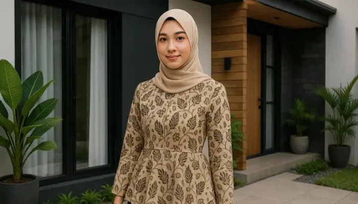 9 Inspirasi Atasan Batik Peplum yang Tampilkan Gaya Modis dan Elegan