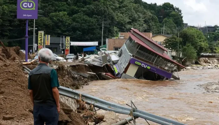 Hujan Deras 5 Hari di Korea Selatan Tewaskan 14 Orang, Ribuan Warga Mengungsi