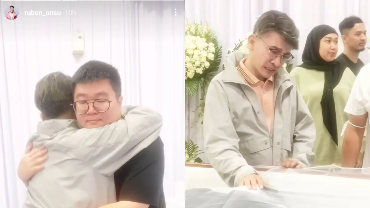 Ruben Onsu Pulang Tengah Malam dari Bali Usai Ayah Sarwendah Meninggal Dunia