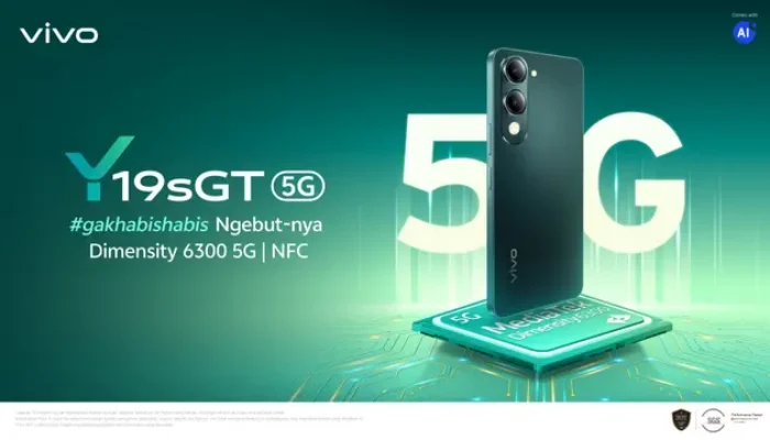 Vivo Y19sGT 5G, HP 5G Harga Rp 1 Jutaan dengan Desain Kokoh