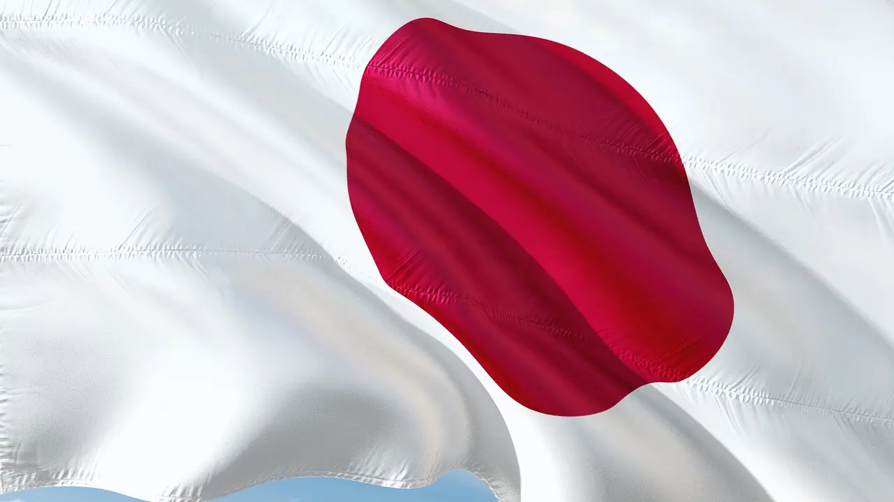 Ilustrasi bendera Jepang