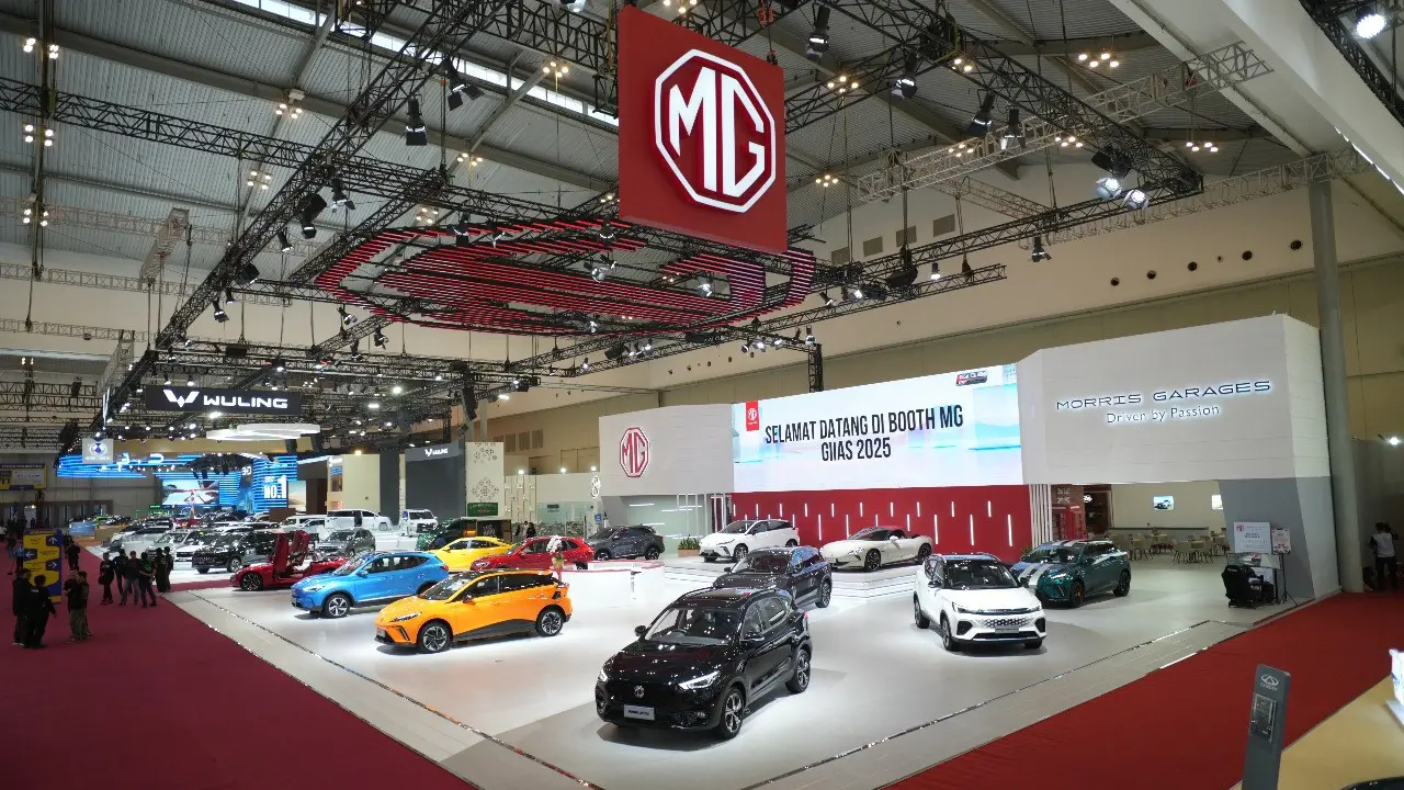Booth MG di ajang Gaikindo Indonesia International Auto Show (GIIAS) 2025.