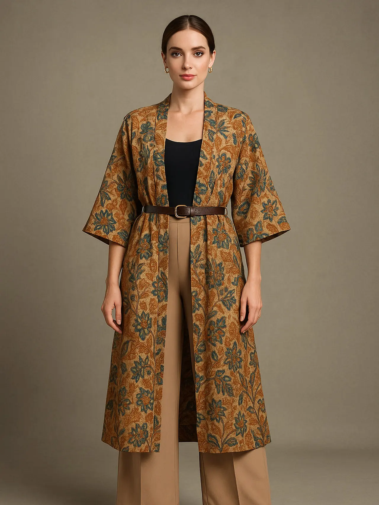 7 Inspirasi Mix and Match Outer Panjang Tanpa Lengan untuk Tampil Stylish