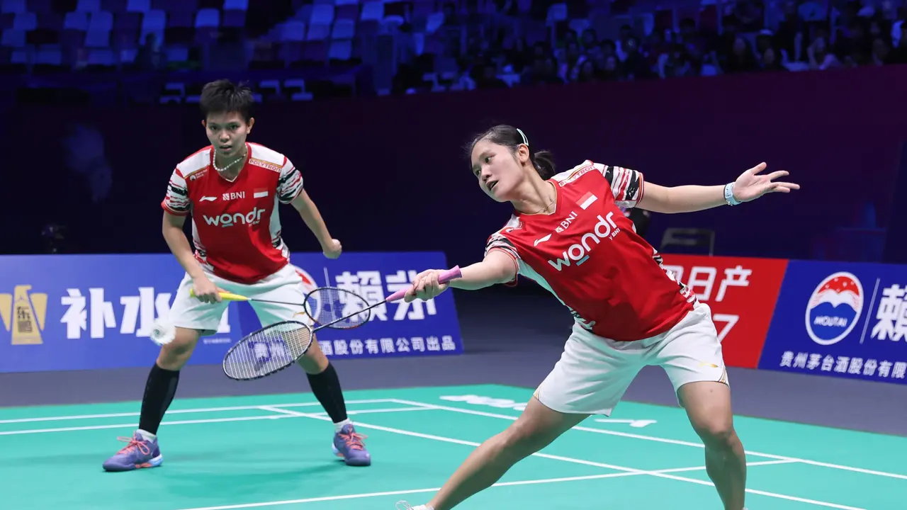Ganda putri Indonesia Lanny Tria Mayasari/Siti Fadia Silva Ramadhanti. (foto: PBSI)