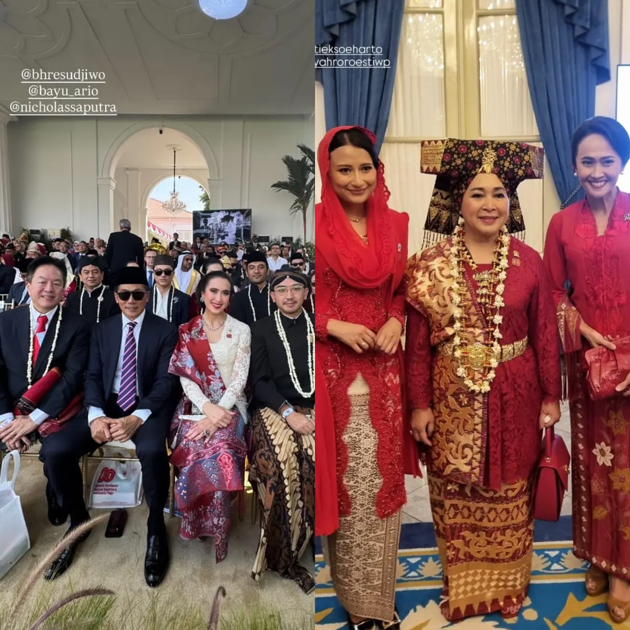 Widiyanti Putri Wardhana dan Dyah Roro Esti Widya Putri (dok. Instagram @widi.wardhana dan @christinaaryaani)