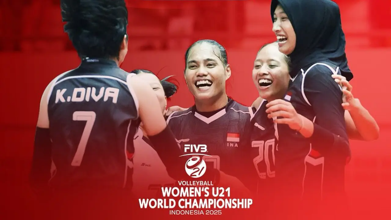 Timnas Voli Putri Indonesia U-21 di Kejuaraan Dunia Voli Putri U-21 FIVB 2025.