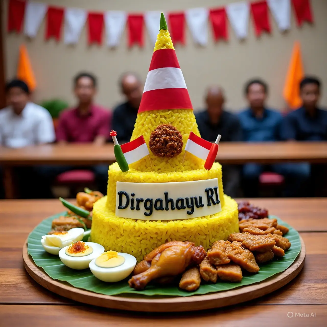 Tumpeng 17 Agustus untuk Lomba