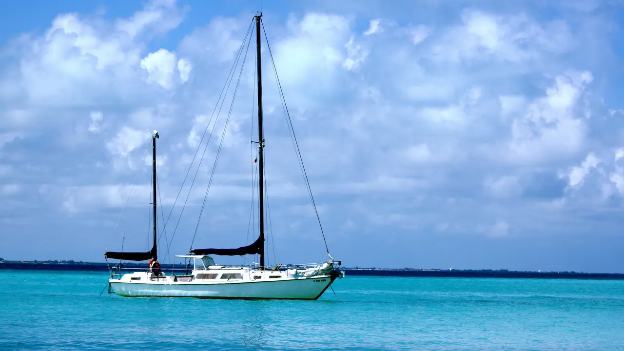 Ilustrasi kapal layar.