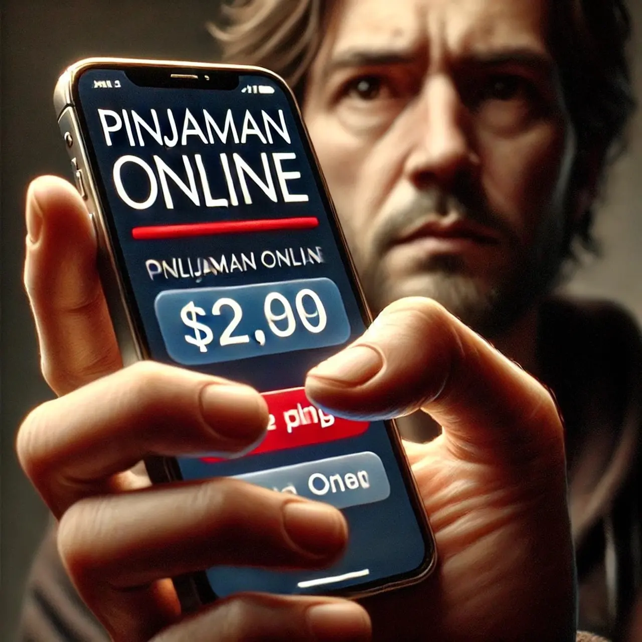 Pinjaman online - Pinjol (Ilustrasi by AI)