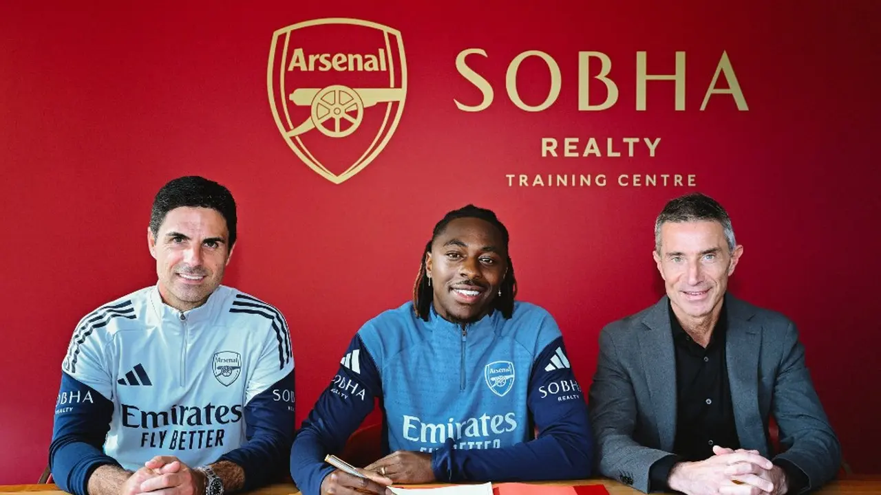 Eberechi Eze resmi bergabung dengan Arsenal. (Arsenal FC Official)
