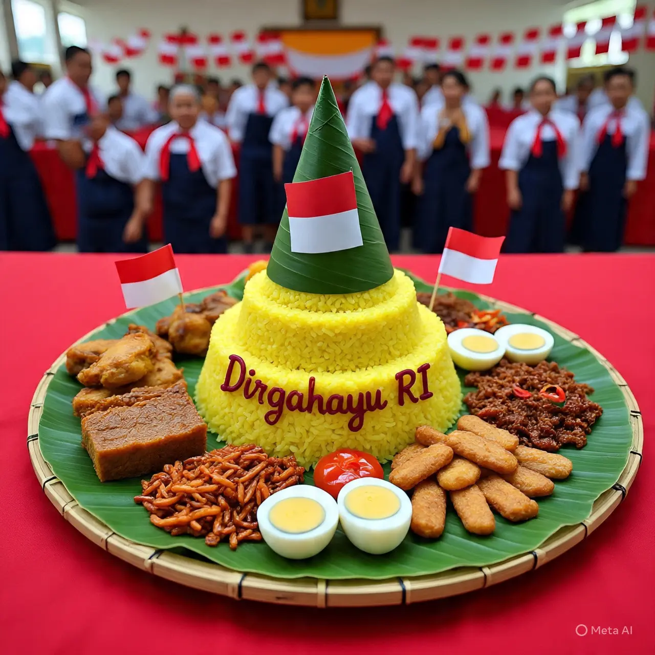Tumpeng 17 Agustus untuk Lomba