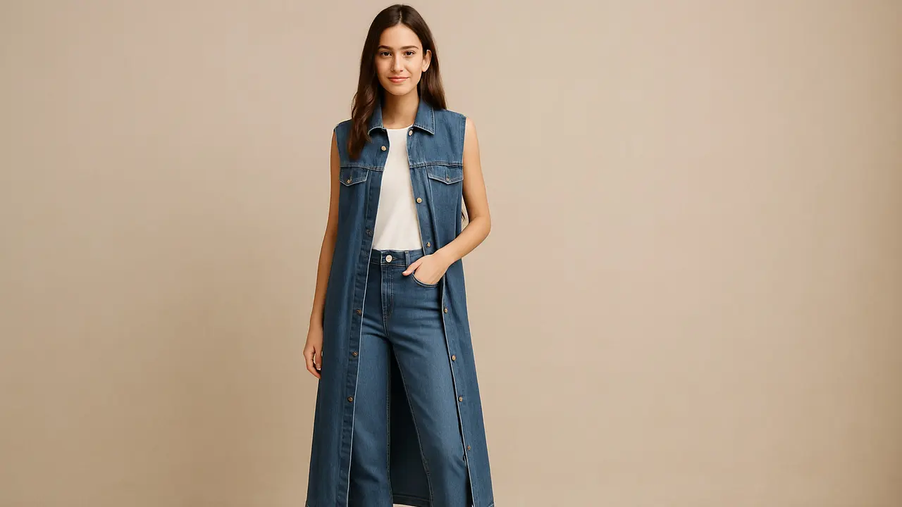 7 Inspirasi Mix and Match Outer Panjang Tanpa Lengan untuk Tampil Stylish