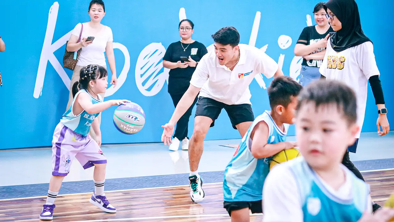 Keseruan IBL x Blackmores Health And Hoops Clinics di Solo