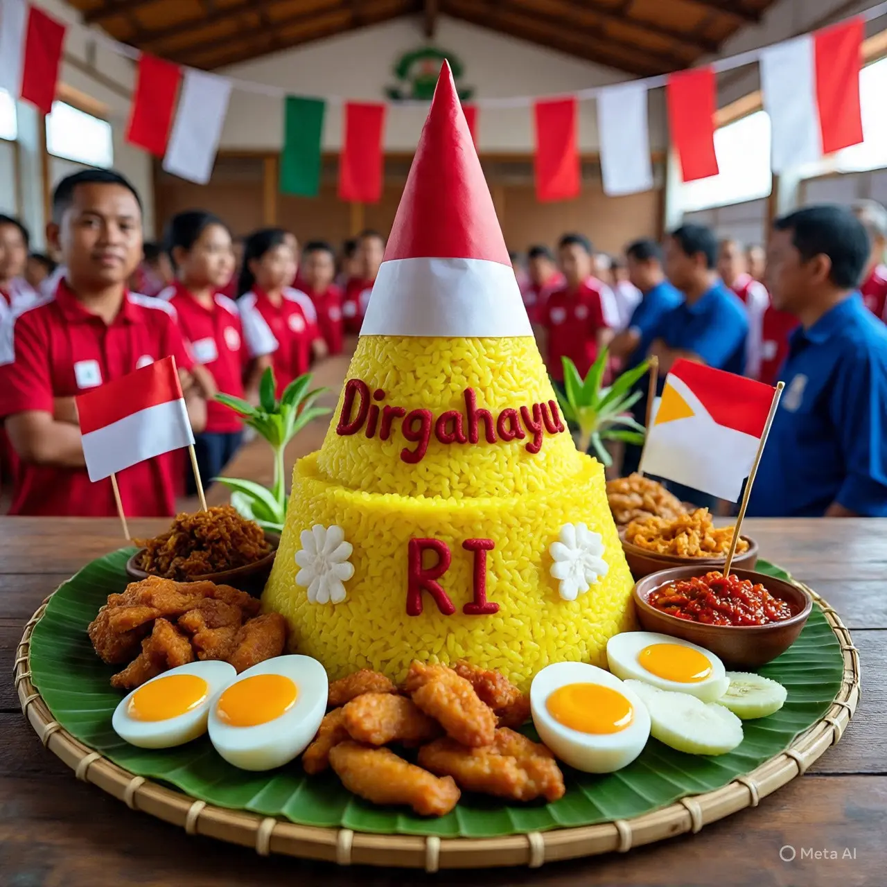 Tumpeng 17 Agustus untuk Lomba