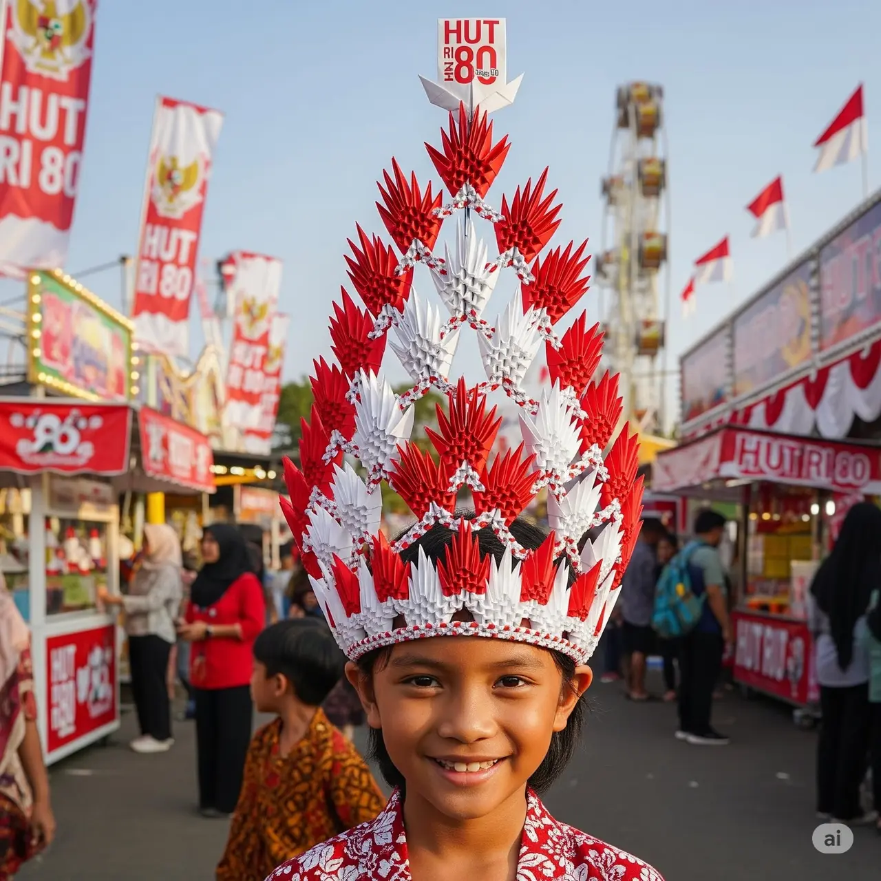 10 Ide Kreatif Mahkota 17 Agustus untuk Meriahkan Karnaval HUT RI ke-80
