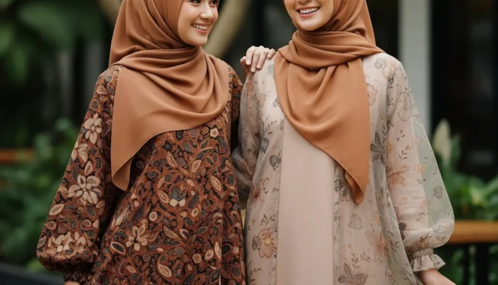 5 Model Long Dress Batik Slit Samping Syar’i: Anggun, Modis, dan Tetap Menutup Aurat