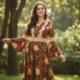 6 Inspirasi Batik Lengan Lonceng High-Low Elegan untuk Pesta Malam, Tren Favorit di 2025