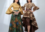 7 Inspirasi Batik Pesta Lengan Terompet Mewah untuk Tampil Elegan di Berbagai Acara