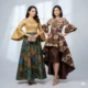 7 Inspirasi Batik Pesta Lengan Terompet Mewah untuk Tampil Elegan di Berbagai Acara