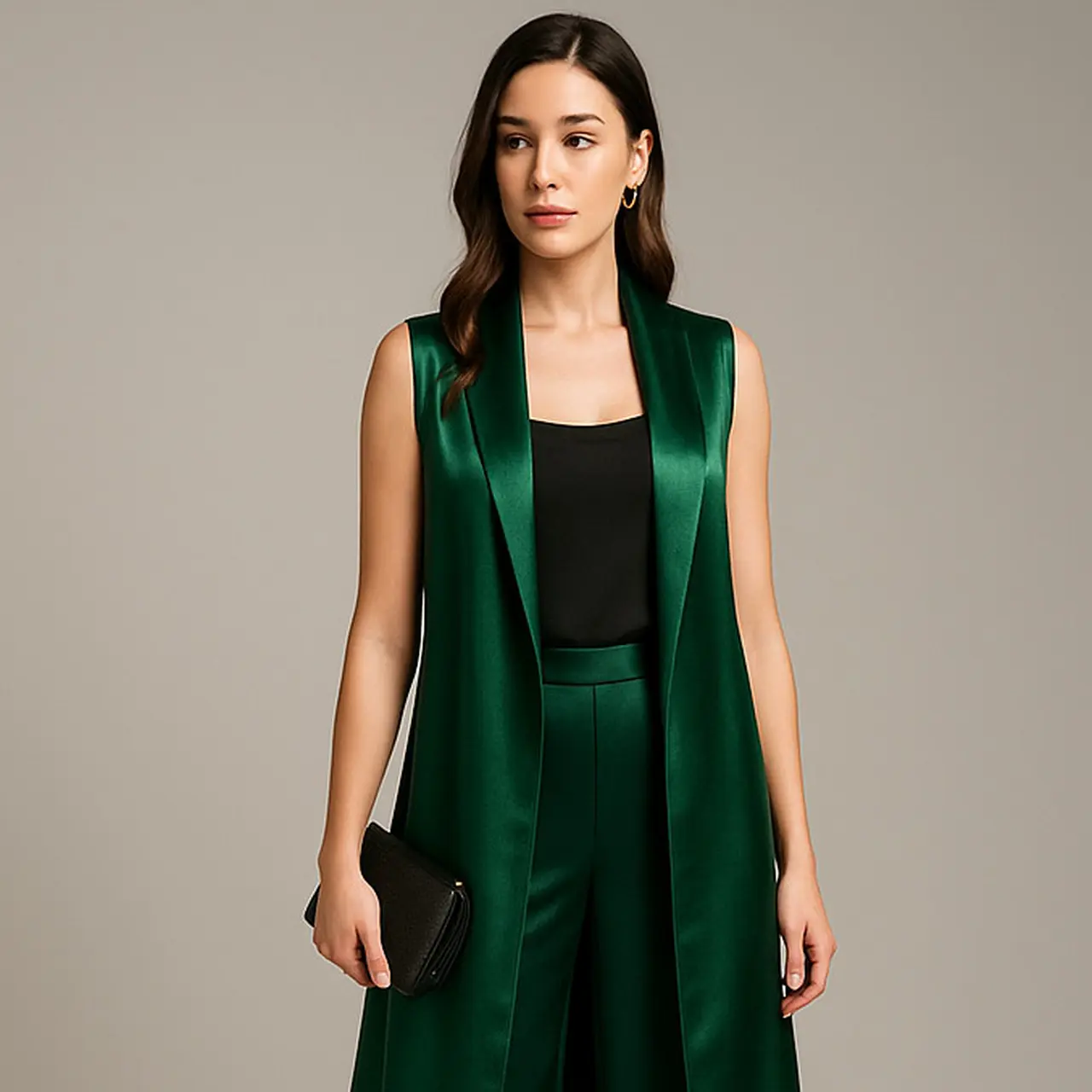 7 Inspirasi Mix and Match Outer Panjang Tanpa Lengan untuk Tampil Stylish di Berbagai Kesempatan