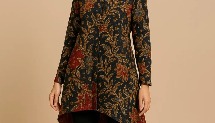 7 Inspirasi Tunik Batik Panjang Belakang 2025, Hijab Friendly dan Tampil Stylish