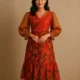 8 Dress Batik Kombinasi Brokat Lengan Balon untuk Meriahkan HUT ke-80 RI