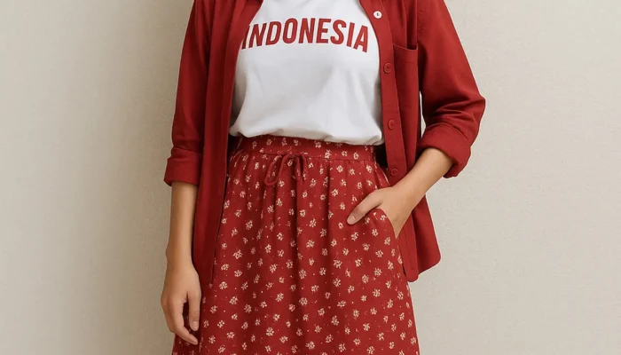 8 Inspirasi Outfit 17 Agustus 2025 yang Trendi dan Nyaman Dipakai Seharian