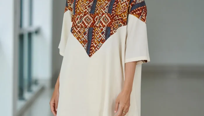 8 Model Long Dress Batik Oversized Tunik Asimetris Dailywear Terbaru 2025, Nyaman dan Tetap Modis