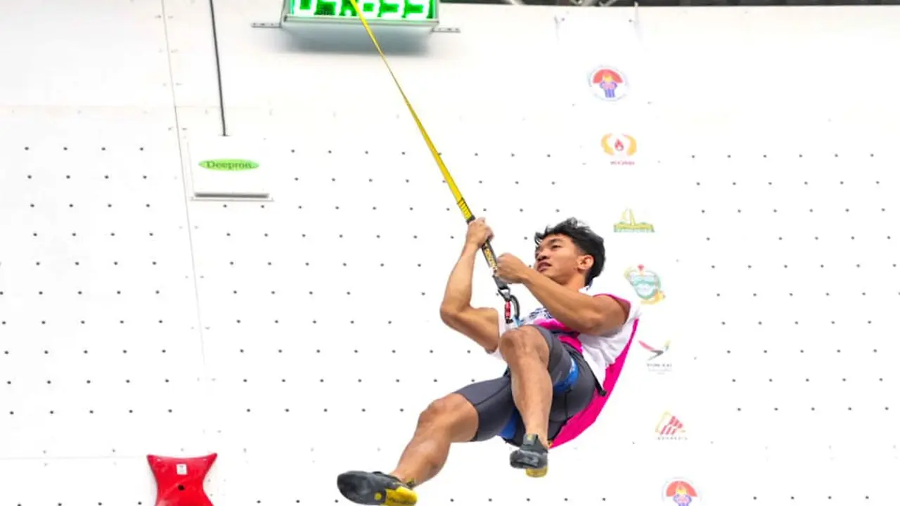 Kiromal Katibin Ukir Sejarah, Jadi Atlet Speed Climbing Nomor 1 Dunia