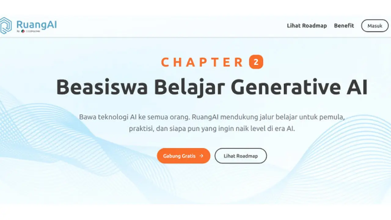 RuangAI Gelar Beasiswa Pelatihan AI Gratis untuk 10.000 Peserta, Simak Syarat dan Cara Pendaftarannya