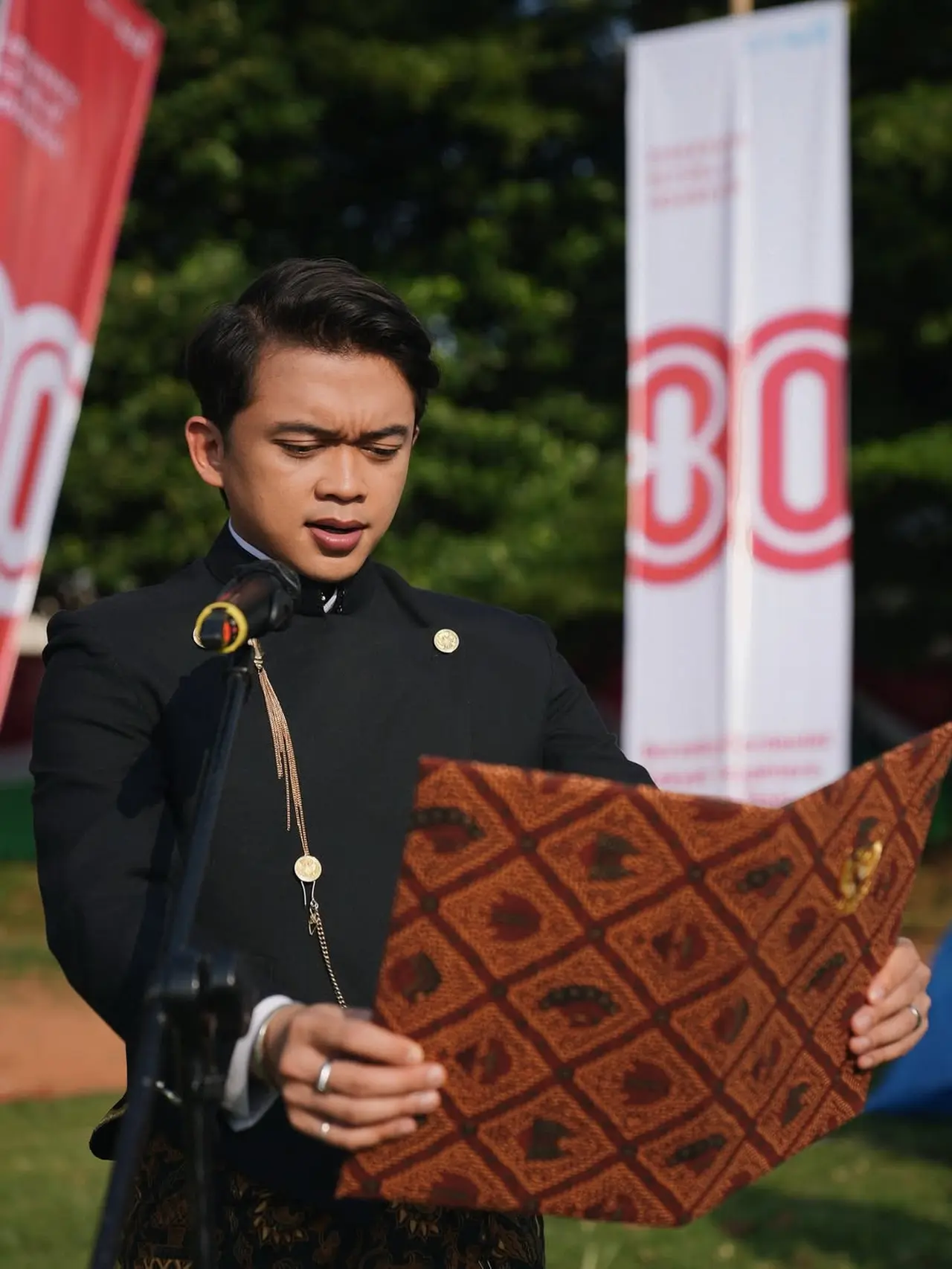 Selebgram Luqman RV Bacakan Teks Proklamasi di Upacara HUT RI ke-80: Latihan Sehari, Grogi Masih Ada